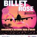 Affiche theatre le billet rose